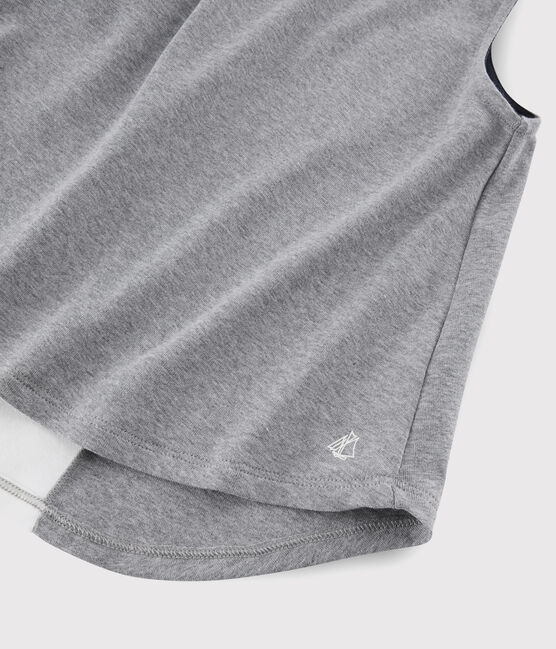 Girls' Sleeveless Sports Top SUBWAY CHINE grey
