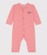 Babies' Footless Pinstriped Cotton Pyjamas
