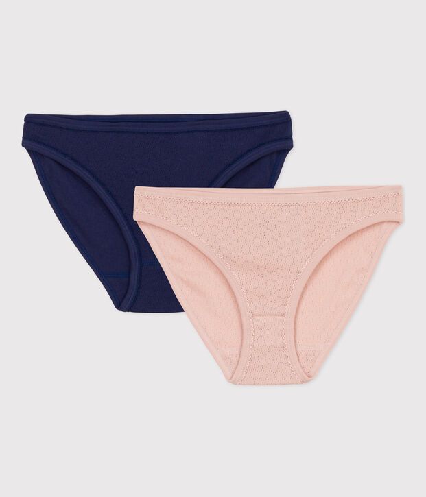 Women's Openwork Cotton Briefs - 2-Pack multicolor