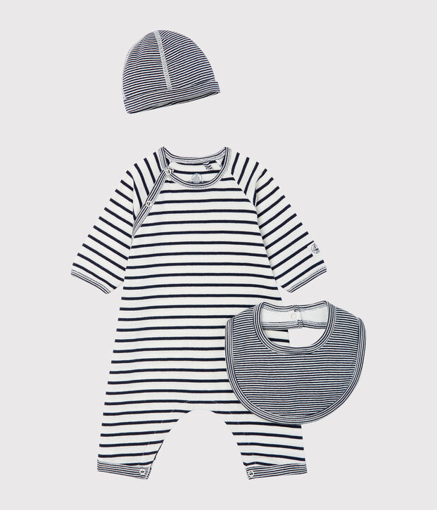 Baby's unisex 3-piece gift box multicolor