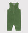 Babies' velour jumpsuit PALMERAIE green
