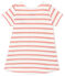 Baby Girls' Short-Sleeved Dress MARSHMALLOW white/JOLI BRILLANT pink