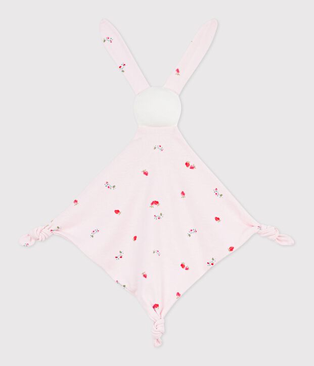 Babies' floral-print cotton comforter pink/multicolor