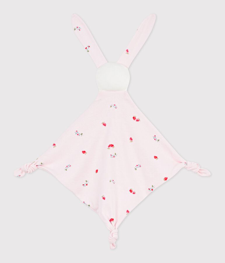 Babies' floral-print cotton comforter pink/multicolor