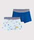Boys' Yoga Animals Boxer Shorts - 2-Piece Set