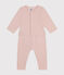 Babies' Fleece Cardigan and Trousers Outfit SALINE pink