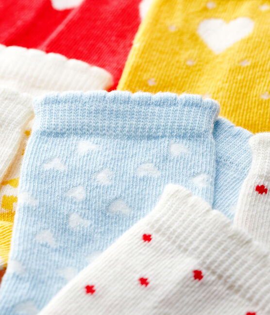 Baby Girls' Patterned Socks - 5-Pack variante 1