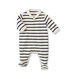 Baby's striped sleepsuit