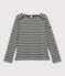 Women's Breton Top ORAGE grey/MARSHMALLOW white