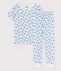 Boys' Monkey Themed Short-Sleeved Cotton Pyjamas