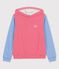 Women's Organic Cotton Hoodie PEPS red/MARSHMALLOW white