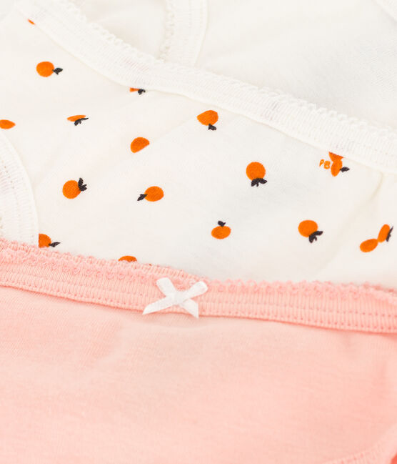 Girls' Orangette Themed Cotton Briefs - 3-Pack variante 1