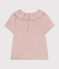 Babies' Short-Sleeved Jersey Blouse SALINE pink