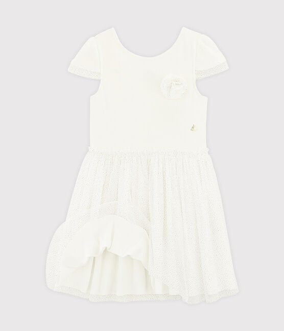 Girls' Formal Dress MARSHMALLOW white