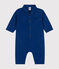 Babies' Cotton/Lyocell Jumpsuit. INCOGNITO blue