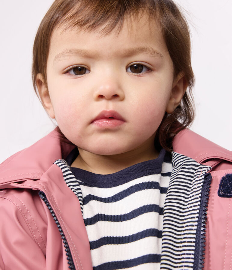 Babies' iconic raincoat ROSEWOOD pink