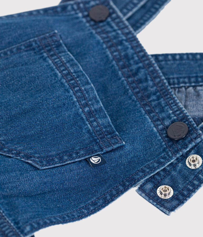 Children's denim pinafore dress blue