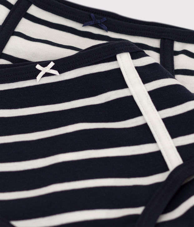 Women's High-Waisted Cotton Briefs - 2-Pack multicolor