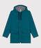Iconic raincoat for men or women DRAGONFLY green