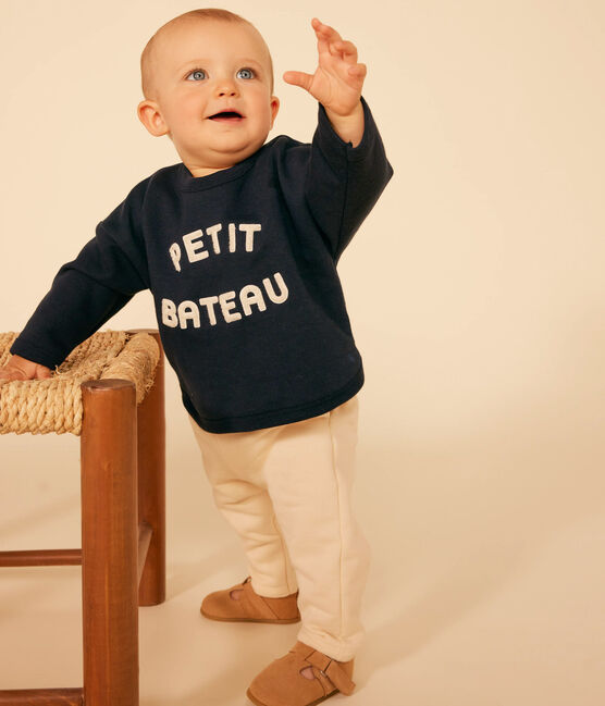 Babies' Fleece Sweatshirt SMOKING blue