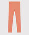 Girls' cotton leggings SIENNA pink