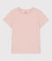 Women's Straight Fit Organic Cotton Round Neck T-Shirt SALINE pink