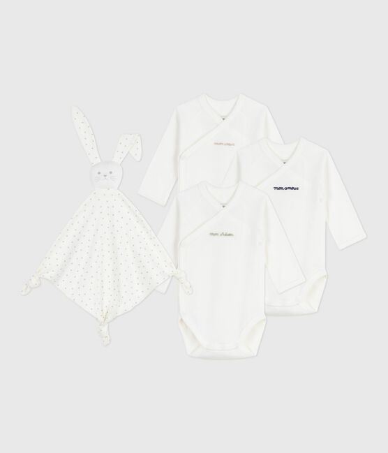 Newborn babies' embroidered cotton gift set variante 1