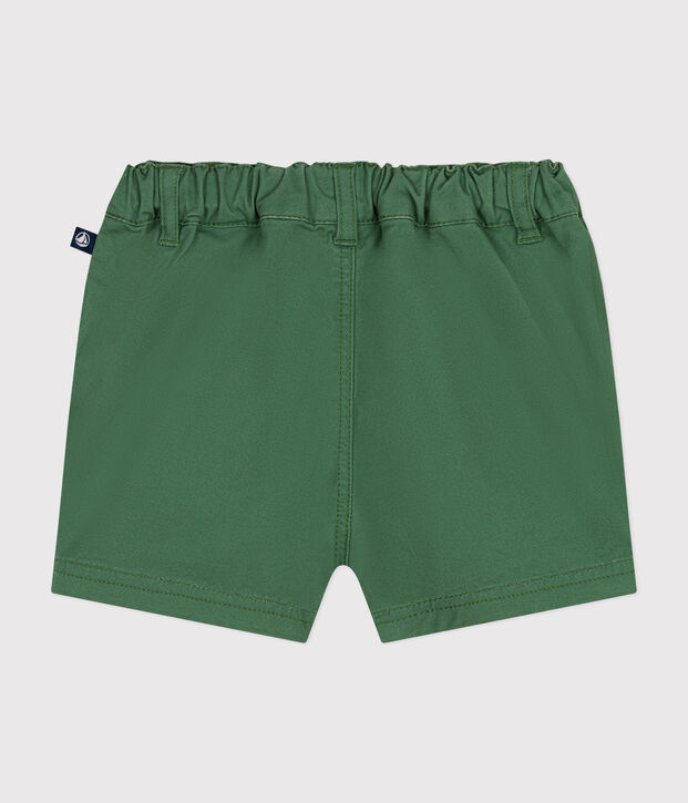 Babies' serge shorts green