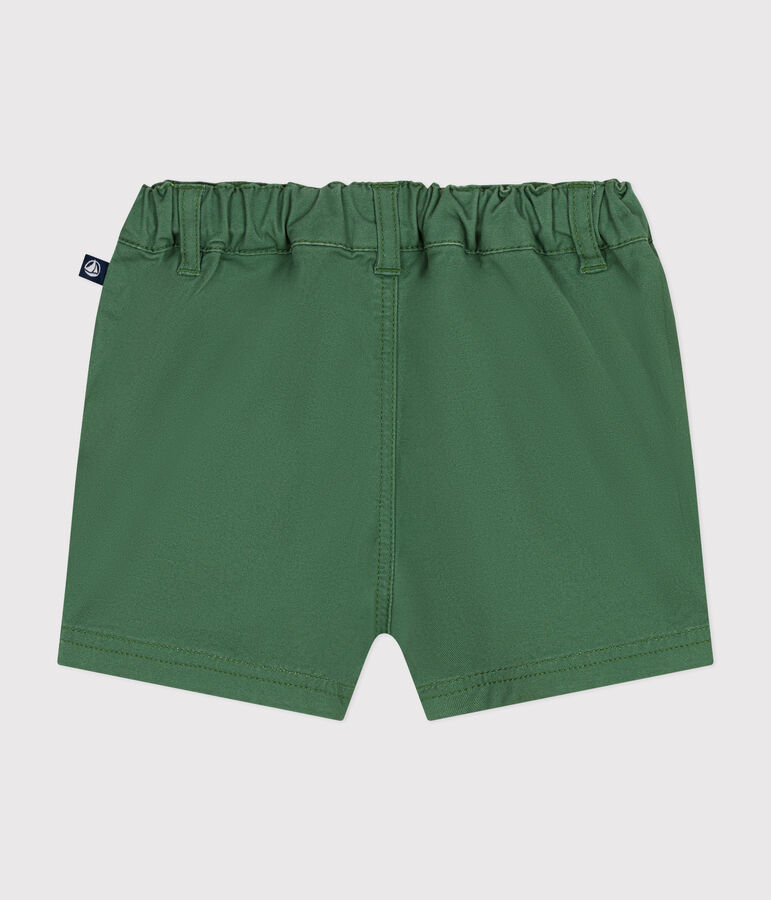 Babies' serge shorts PALMERAIE green