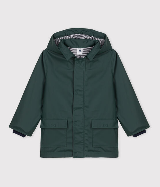 CHILDREN'S UNISEX ICONIC RECYCLED RAINCOAT SHERWOOD green