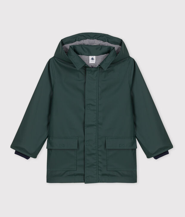 CHILDREN'S UNISEX ICONIC RECYCLED RAINCOAT green