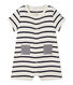 Baby boy striped short all-in-one