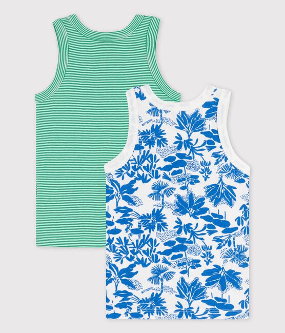 Boys' Jungle Print Cotton Vests - 2-Pack variante 1