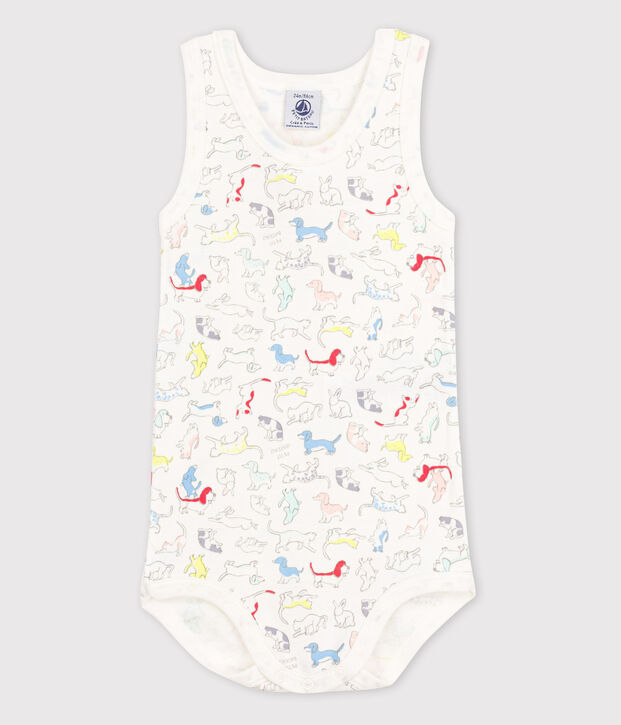 Baby Boys' Sleeveless Bodysuit white/multicolor