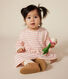 Babies' long-sleeved tube knit dress
