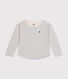 Boys' long-sleeved tube knit T-shirt