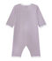 Baby boy's footless sleepsuit ECUME white/MULTICO white