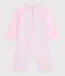 Babies' UV-protection swimming onesie pink/white