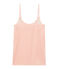 Women's strappy vest MARSHMALLOW white/ROSAKO pink