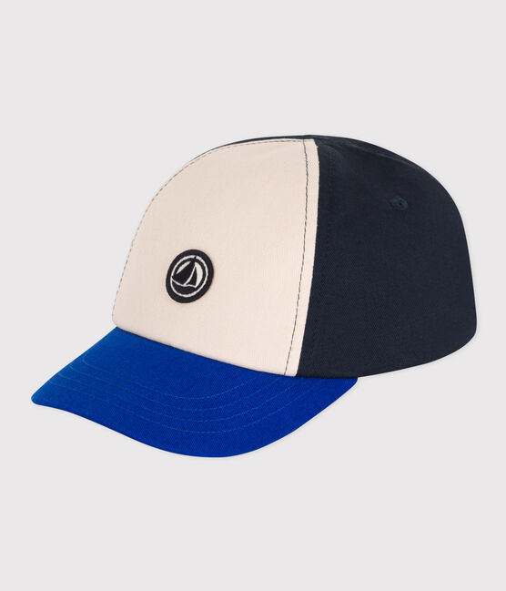Babies' Cotton Cap SMOKING blue/MULTICO white