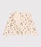 Girls' tube knit cardigan AVALANCHE white/MULTICO