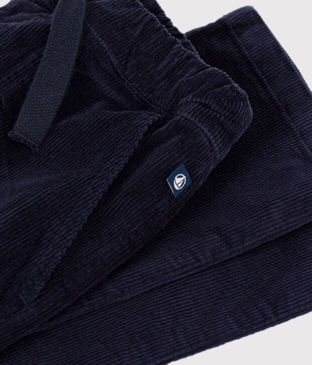 Children's straight corduroy trousers SMOKING
