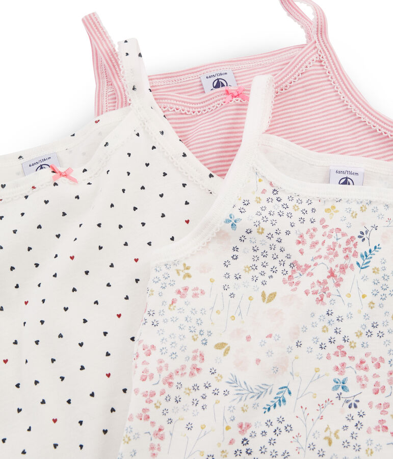 Girls' Strappy Top - 3-Piece Set multicolor