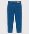 Boys' Eco-Friendly Regular Denim Trousers BLEU DELAVE blue