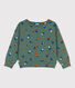 Boys' Printed Fleece Sweatshirt