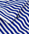 Children's Stripy Terry Hoodie SURF blue/AVALANCHE