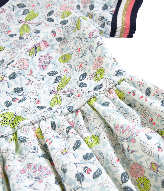 Girls' Dress white/multicolor