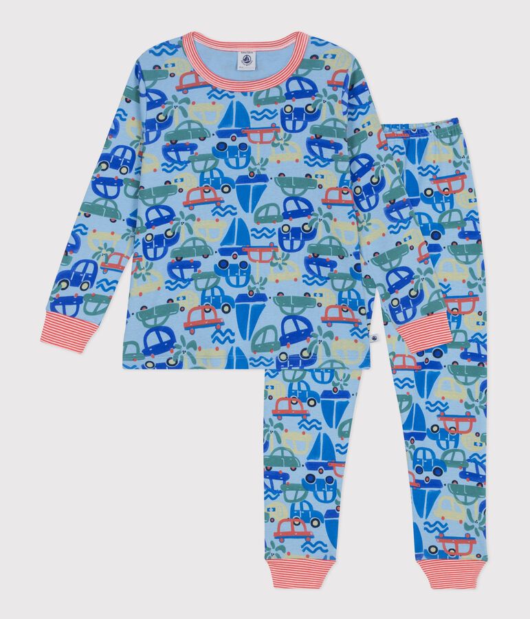 Children's car print cotton pyjamas FLO /MULTICO