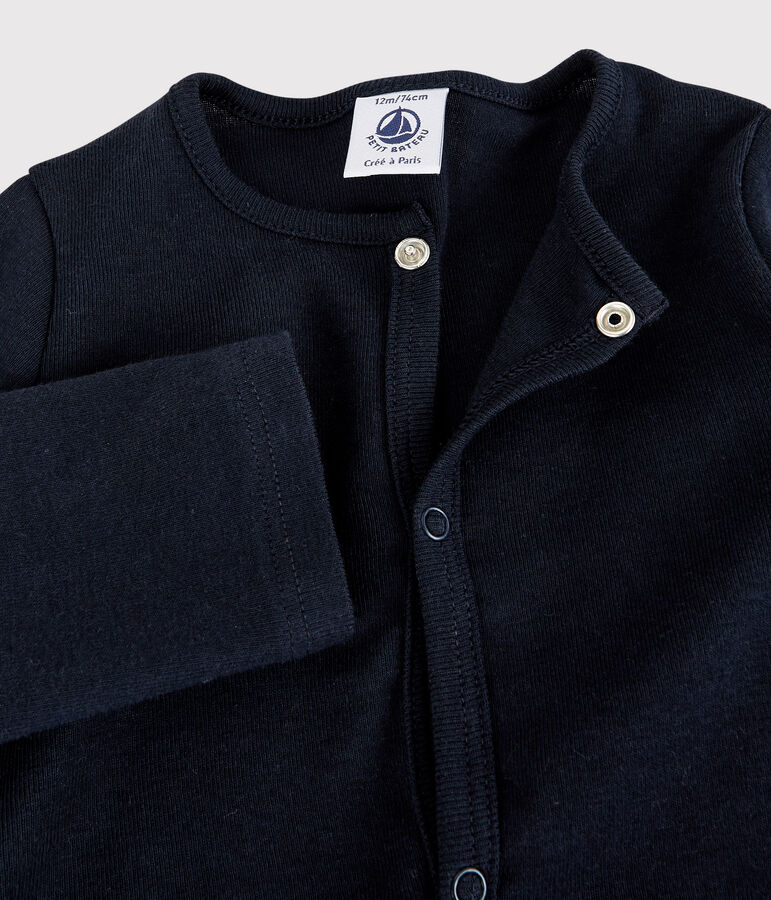 Babies' Cotton Cardigan SMOKING blue