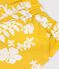 Babies' Poplin Hawaii Print Shorts ORGE yellow/MARSHMALLOW white